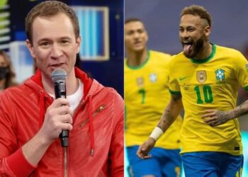 Tiago Leifert no ‘Domingão’ derrota seleção brasileira no SBT; veja números