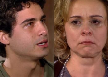 Bruna expulsa Julinho de casa após descobrir verdadeiro passado do filho em ‘Ti-ti-ti’
