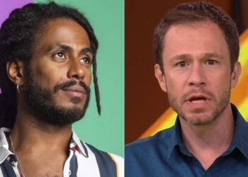Ícaro Silva detona ‘BBB’ e leva ‘sapatada’ de Tiago Leifert: ‘Pagamos seu salário’