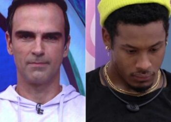 Tadeu Schmidt reprova atitude de Paulo André e áudio vaza para o público: ‘Não sabe perder’