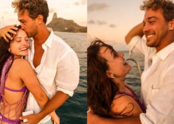 Noivos! André Luiz Frambach pede Larissa Manoela em casamento