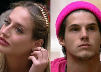 Veja o vídeo: Tadeu Schmidt chama Gabriel na chincha e condena comportamento abusivo com Bruna Griphao