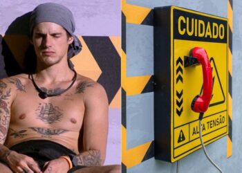 BBB 23: Gabriel confunde pegadinha com Big Fone e internautas não perdoam