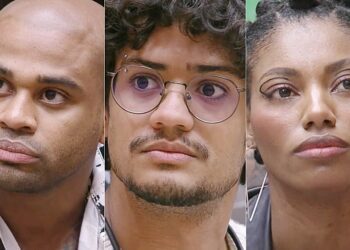Cezar, Gabriel Santana e Tina formam terceiro paredão do BBB 23