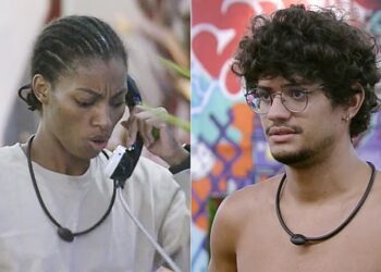 Tina atende Big Fone e manda Domitila e Gabriel ao paredão