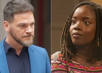Kate descobre trauma de Theo e enfia dedo na ferida: ‘Deve ser difícil, né?’