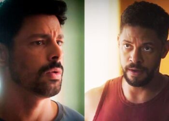 Jonatas revela segredo a Caio e faz alerta sobre Agatha: ‘Não é quem você pensa’