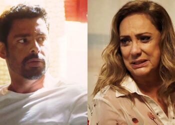 Agatha reencontra Caio e revela crime que a fez mofar na cadeia por 20 anos em Terra e Paixão