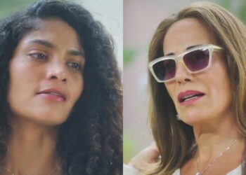 Aline cospe na cara de Irene e consegue primeira vitória na Justiça: ‘A guerra está só começando’