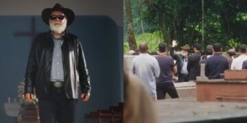 Antônio dá show no enterro de Agatha e faz festa para comemorar: ‘Agora sua farsa acabou’