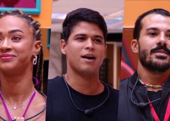 Enquete BBB 25 | Aline, Guilherme e Mateus se enfrentam no quinto paredão