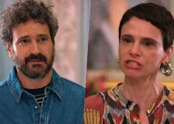 Celina acusa Estéban por vazar foto de Heleninha, mas logo descobre quem é a grande culpada