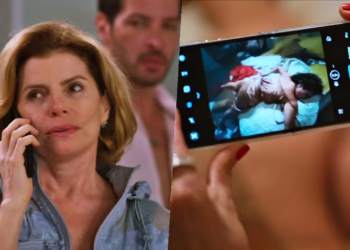 Odete faz foto de Heleninha caída de bêbada viralizar na internet: ‘Preço da minha paz’